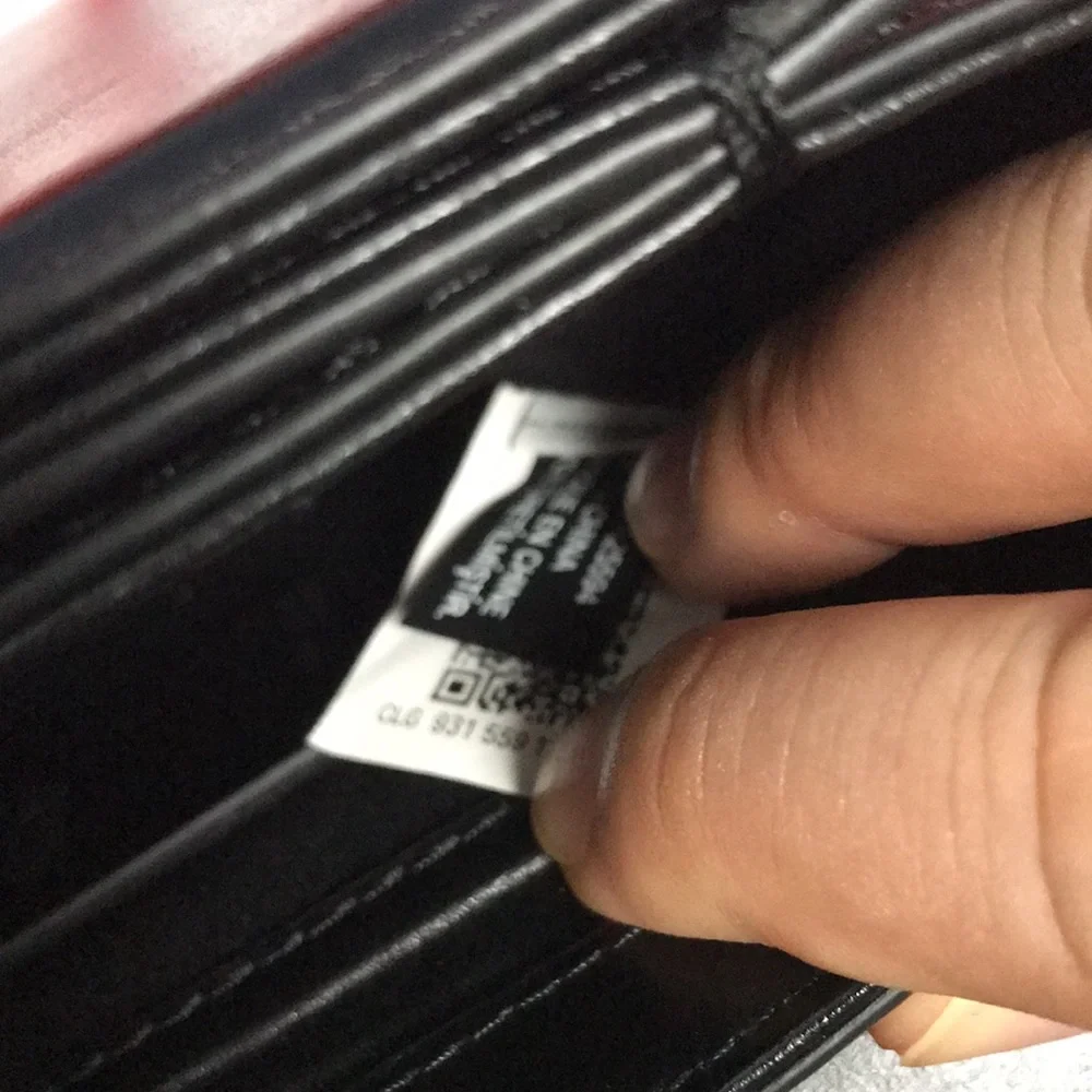 Diesel 1DR-lconic shoulder bag in nappa leather Black - Picture 6 of 7